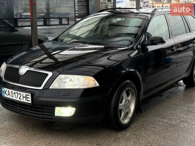 Черный Шкода Октавия, объемом двигателя 2 л и пробегом 287 тыс. км за 6000 $, фото 1 на Automoto.ua