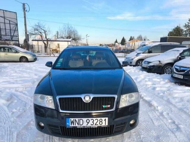 Черный Шкода Октавия, объемом двигателя 2 л и пробегом 192 тыс. км за 1800 $, фото 1 на Automoto.ua