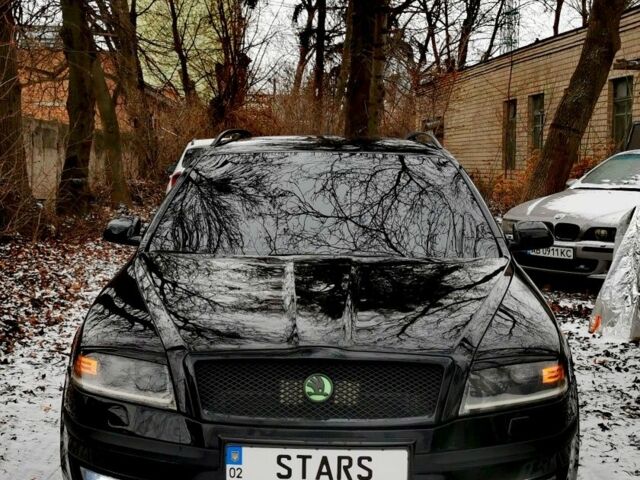 Черный Шкода Октавия, объемом двигателя 2 л и пробегом 456 тыс. км за 7000 $, фото 1 на Automoto.ua