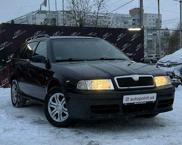 Чорний Шкода Октавія, об'ємом двигуна 1.6 л та пробігом 198 тис. км за 6300 $, фото 1 на Automoto.ua