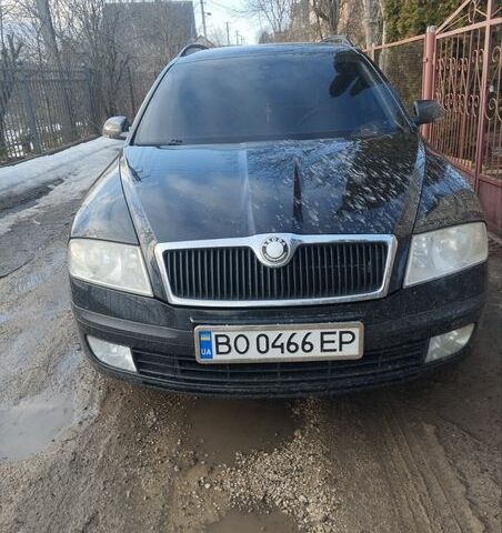 Черный Шкода Октавия, объемом двигателя 1.9 л и пробегом 353 тыс. км за 6000 $, фото 1 на Automoto.ua
