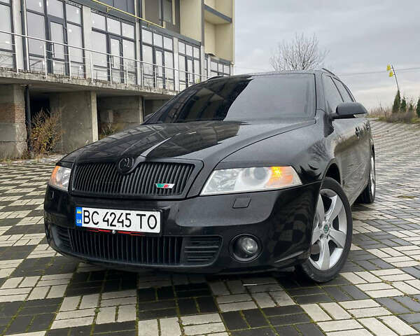 Черный Шкода Октавия, объемом двигателя 2 л и пробегом 289 тыс. км за 7950 $, фото 1 на Automoto.ua