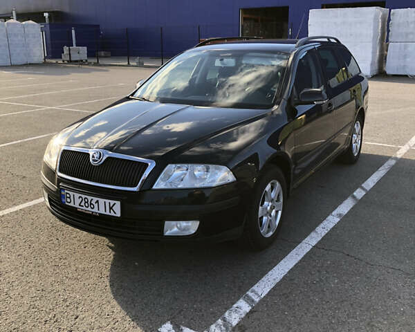 Черный Шкода Октавия, объемом двигателя 1.6 л и пробегом 233 тыс. км за 6700 $, фото 1 на Automoto.ua