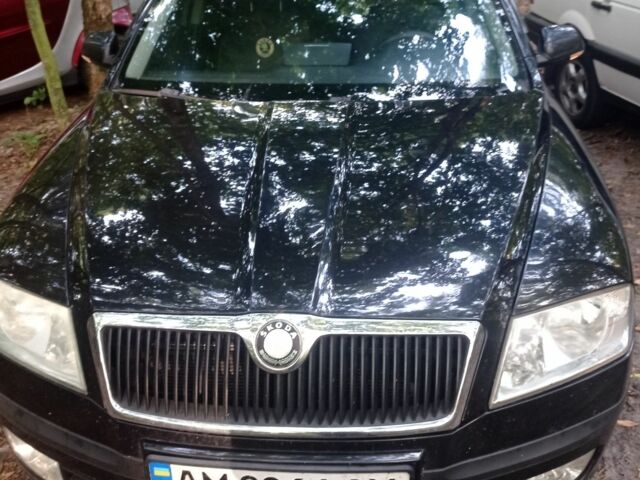 Чорний Шкода Октавія, об'ємом двигуна 2 л та пробігом 430 тис. км за 6000 $, фото 1 на Automoto.ua