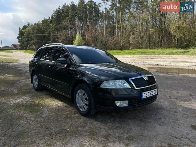 Черный Шкода Октавия, объемом двигателя 1.6 л и пробегом 200 тыс. км за 6200 $, фото 1 на Automoto.ua
