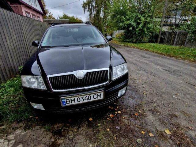 Черный Шкода Октавия, объемом двигателя 1.6 л и пробегом 215 тыс. км за 6450 $, фото 1 на Automoto.ua
