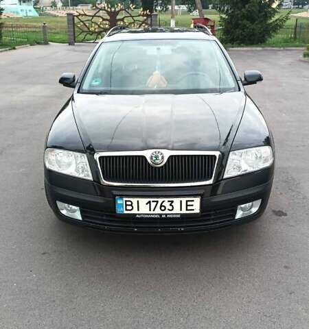 Черный Шкода Октавия, объемом двигателя 1.6 л и пробегом 285 тыс. км за 6500 $, фото 1 на Automoto.ua