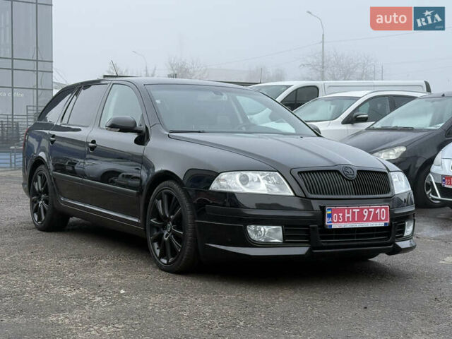 Черный Шкода Октавия, объемом двигателя 2 л и пробегом 196 тыс. км за 7850 $, фото 1 на Automoto.ua