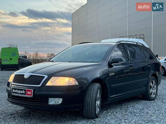 Черный Шкода Октавия, объемом двигателя 2 л и пробегом 307 тыс. км за 6990 $, фото 1 на Automoto.ua