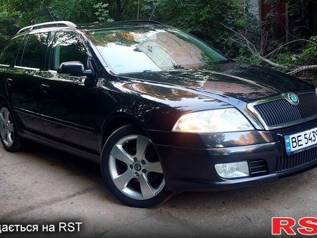 Черный Шкода Октавия, объемом двигателя 1.8 л и пробегом 236 тыс. км за 7100 $, фото 1 на Automoto.ua