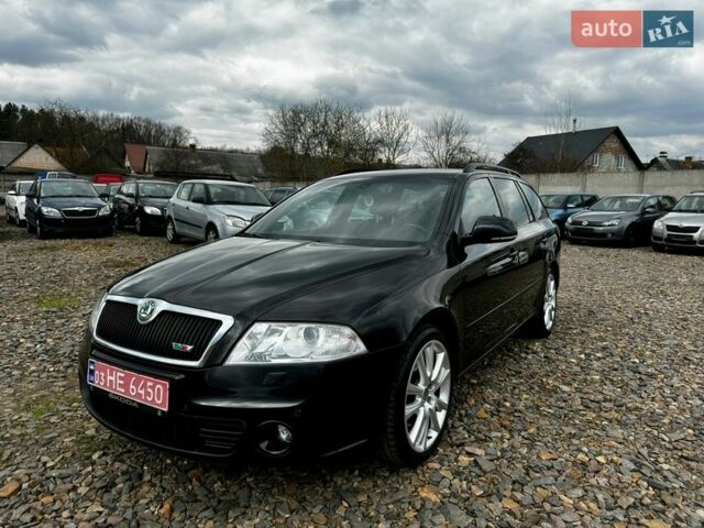 Черный Шкода Октавия, объемом двигателя 2 л и пробегом 227 тыс. км за 7500 $, фото 1 на Automoto.ua