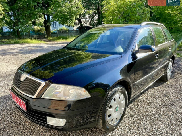 Чорний Шкода Октавія, об'ємом двигуна 1.6 л та пробігом 200 тис. км за 5850 $, фото 1 на Automoto.ua