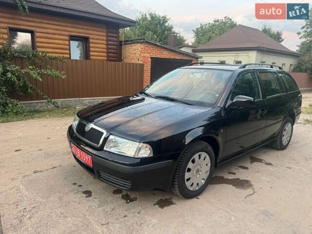 Чорний Шкода Октавія, об'ємом двигуна 1.6 л та пробігом 213 тис. км за 6500 $, фото 1 на Automoto.ua