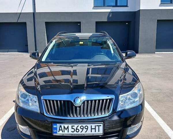 Черный Шкода Октавия, объемом двигателя 1.8 л и пробегом 154 тыс. км за 7500 $, фото 1 на Automoto.ua