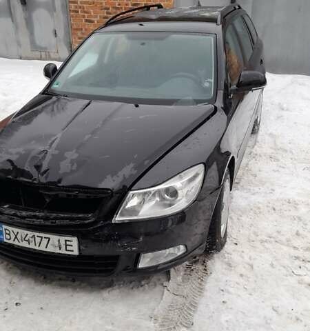 Черный Шкода Октавия, объемом двигателя 1.6 л и пробегом 204 тыс. км за 3600 $, фото 1 на Automoto.ua