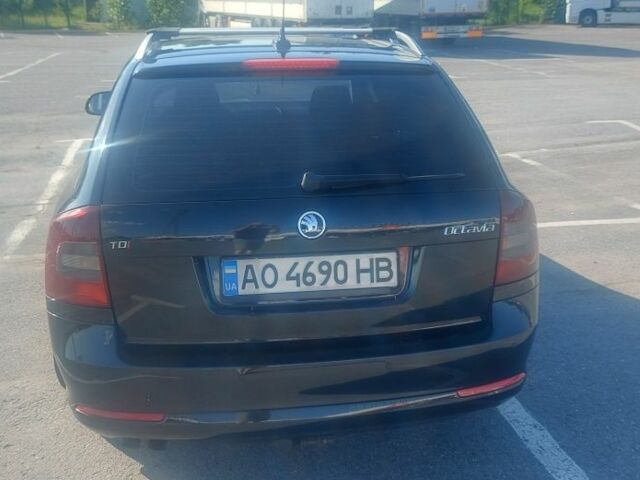 Черный Шкода Октавия, объемом двигателя 2 л и пробегом 420 тыс. км за 6800 $, фото 1 на Automoto.ua