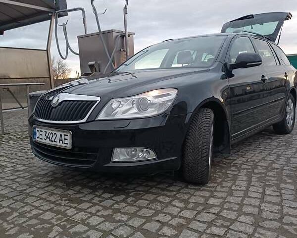 Черный Шкода Октавия, объемом двигателя 1.8 л и пробегом 221 тыс. км за 9100 $, фото 1 на Automoto.ua