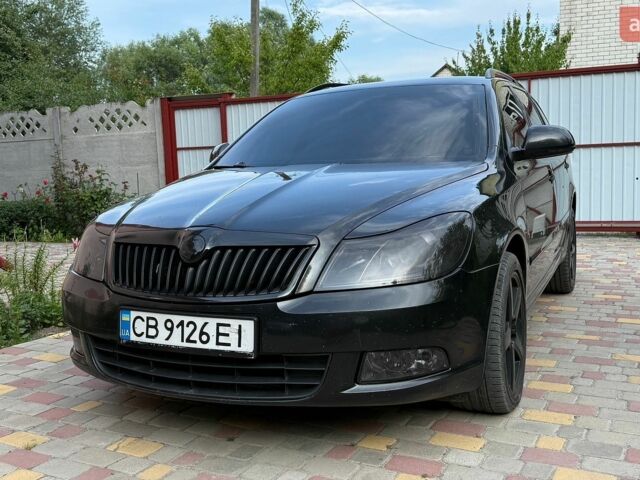 Черный Шкода Октавия, объемом двигателя 1.6 л и пробегом 188 тыс. км за 6800 $, фото 1 на Automoto.ua