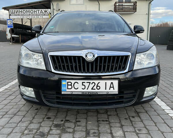 Черный Шкода Октавия, объемом двигателя 1.6 л и пробегом 225 тыс. км за 7500 $, фото 1 на Automoto.ua