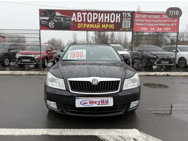 Черный Шкода Октавия, объемом двигателя 1.4 л и пробегом 126 тыс. км за 8900 $, фото 1 на Automoto.ua