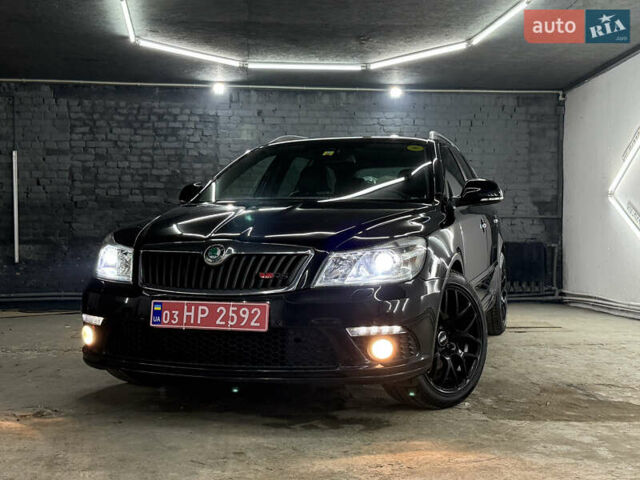 Черный Шкода Октавия, объемом двигателя 2 л и пробегом 193 тыс. км за 11000 $, фото 1 на Automoto.ua