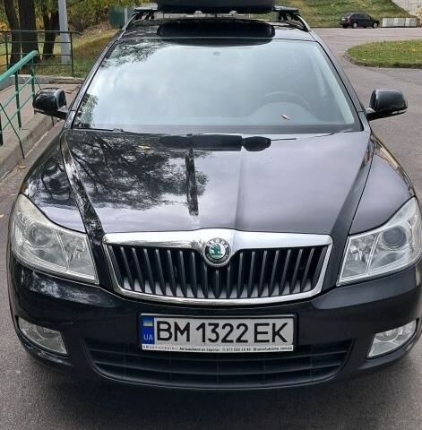 Черный Шкода Октавия, объемом двигателя 1.8 л и пробегом 171 тыс. км за 9000 $, фото 1 на Automoto.ua