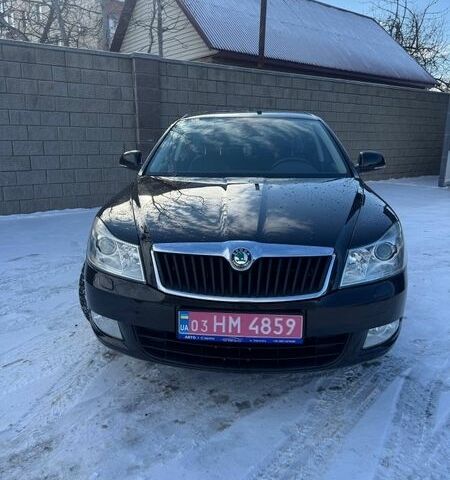 Черный Шкода Октавия, объемом двигателя 1.8 л и пробегом 193 тыс. км за 9000 $, фото 1 на Automoto.ua