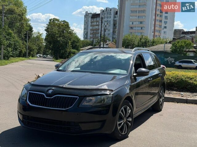 Черный Шкода Октавия, объемом двигателя 1.6 л и пробегом 351 тыс. км за 8000 $, фото 1 на Automoto.ua