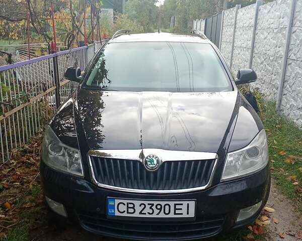 Черный Шкода Октавия, объемом двигателя 1.6 л и пробегом 270 тыс. км за 8500 $, фото 1 на Automoto.ua