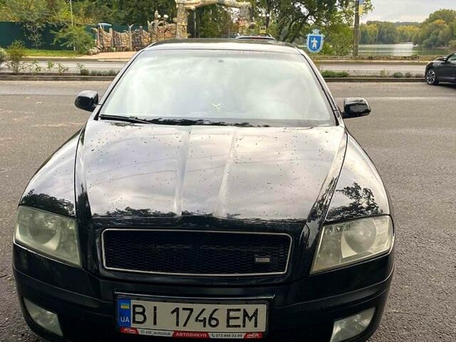 Чорний Шкода Октавія, об'ємом двигуна 2 л та пробігом 230 тис. км за 5600 $, фото 1 на Automoto.ua