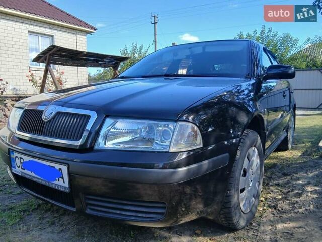 Черный Шкода Октавия, объемом двигателя 1.6 л и пробегом 183 тыс. км за 6000 $, фото 1 на Automoto.ua