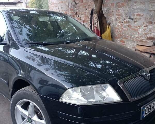 Черный Шкода Октавия, объемом двигателя 1.6 л и пробегом 270 тыс. км за 7200 $, фото 1 на Automoto.ua