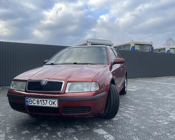 Красный Шкода Октавия, объемом двигателя 1.98 л и пробегом 400 тыс. км за 4000 $, фото 1 на Automoto.ua