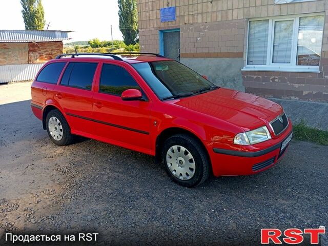 Красный Шкода Октавия, объемом двигателя 1.6 л и пробегом 156 тыс. км за 6300 $, фото 1 на Automoto.ua