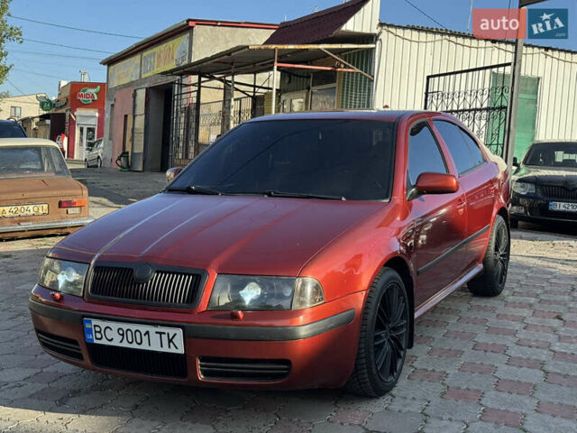 Красный Шкода Октавия, объемом двигателя 1.78 л и пробегом 258 тыс. км за 5299 $, фото 1 на Automoto.ua