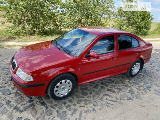 Красный Шкода Октавия, объемом двигателя 1.9 л и пробегом 347 тыс. км за 3999 $, фото 1 на Automoto.ua