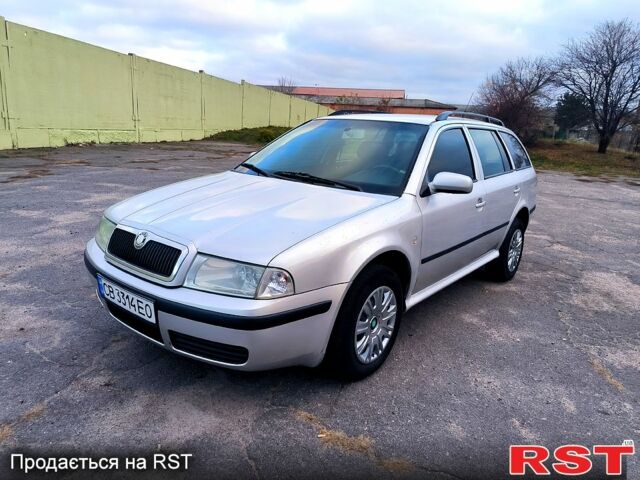 Серый Шкода Октавия, объемом двигателя 2 л и пробегом 350 тыс. км за 4500 $, фото 1 на Automoto.ua