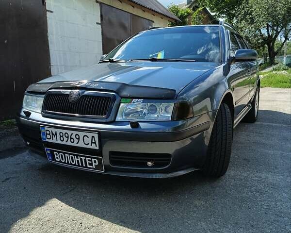 Серый Шкода Октавия, объемом двигателя 1.8 л и пробегом 317 тыс. км за 6500 $, фото 1 на Automoto.ua