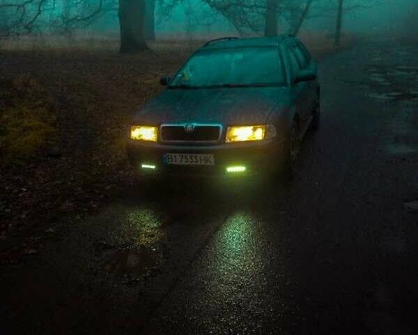 Сірий Шкода Октавія, об'ємом двигуна 1.98 л та пробігом 217 тис. км за 5500 $, фото 1 на Automoto.ua
