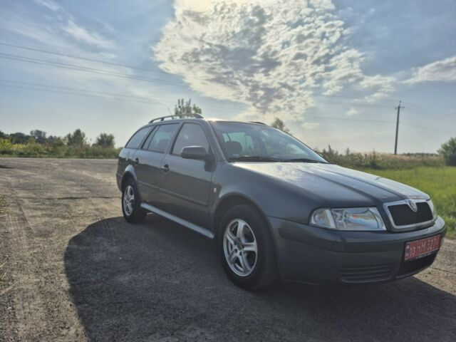 Серый Шкода Октавия, объемом двигателя 2 л и пробегом 182 тыс. км за 5200 $, фото 1 на Automoto.ua