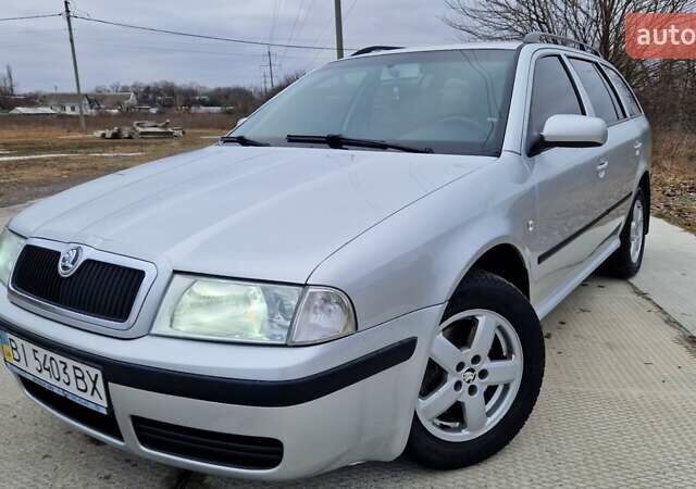 Серый Шкода Октавия, объемом двигателя 1.8 л и пробегом 306 тыс. км за 6250 $, фото 1 на Automoto.ua