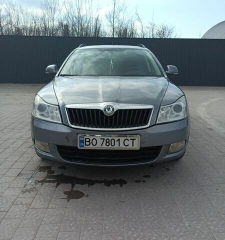 Серый Шкода Октавия, объемом двигателя 2 л и пробегом 242 тыс. км за 10200 $, фото 1 на Automoto.ua