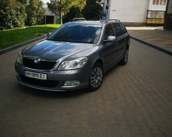 Серый Шкода Октавия, объемом двигателя 2 л и пробегом 304 тыс. км за 9500 $, фото 1 на Automoto.ua