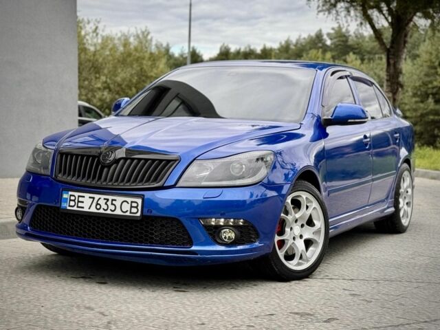 Синий Шкода Октавия, объемом двигателя 2 л и пробегом 220 тыс. км за 7099 $, фото 1 на Automoto.ua