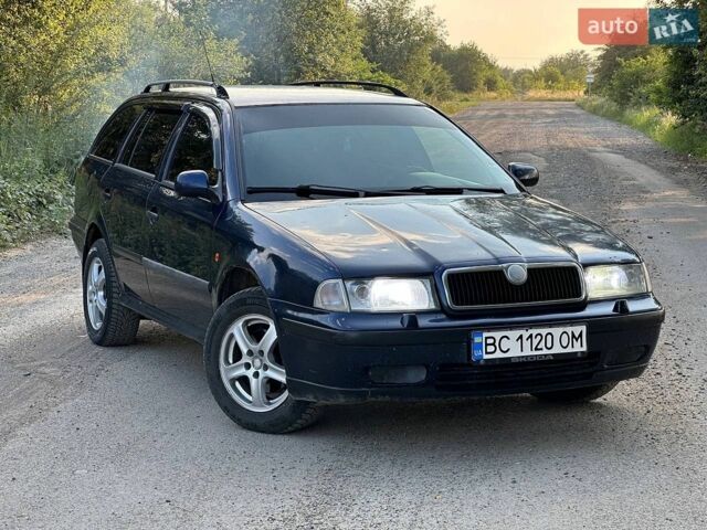 Синий Шкода Октавия, объемом двигателя 1.9 л и пробегом 400 тыс. км за 1850 $, фото 1 на Automoto.ua