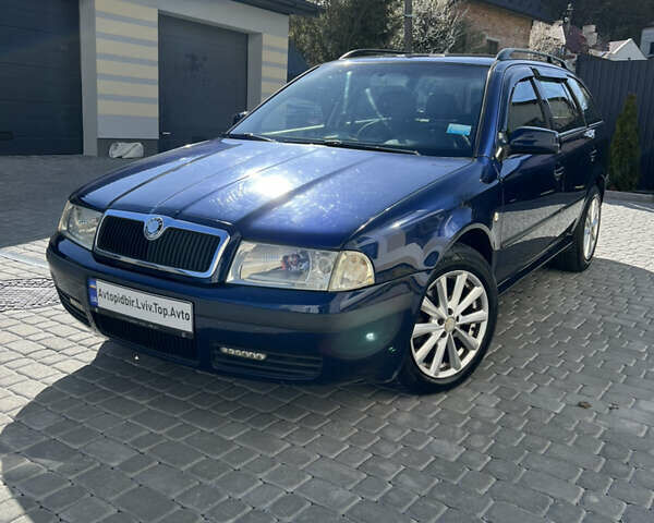 Синий Шкода Октавия, объемом двигателя 2 л и пробегом 290 тыс. км за 4600 $, фото 1 на Automoto.ua