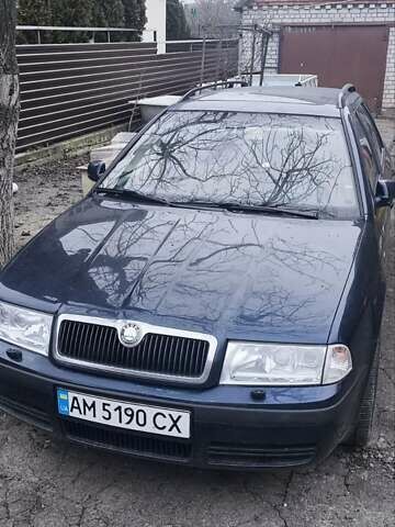 Синий Шкода Октавия, объемом двигателя 1.9 л и пробегом 475 тыс. км за 4350 $, фото 1 на Automoto.ua