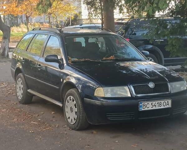 Синий Шкода Октавия, объемом двигателя 1.98 л и пробегом 248 тыс. км за 2650 $, фото 1 на Automoto.ua