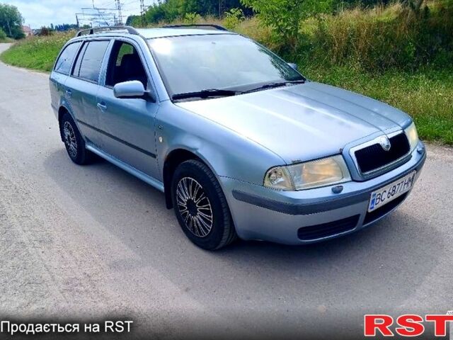 Синий Шкода Октавия, объемом двигателя 1.6 л и пробегом 167 тыс. км за 4750 $, фото 1 на Automoto.ua