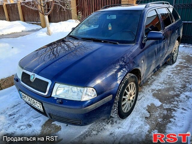 Синій Шкода Октавія, об'ємом двигуна 1.6 л та пробігом 380 тис. км за 4950 $, фото 1 на Automoto.ua